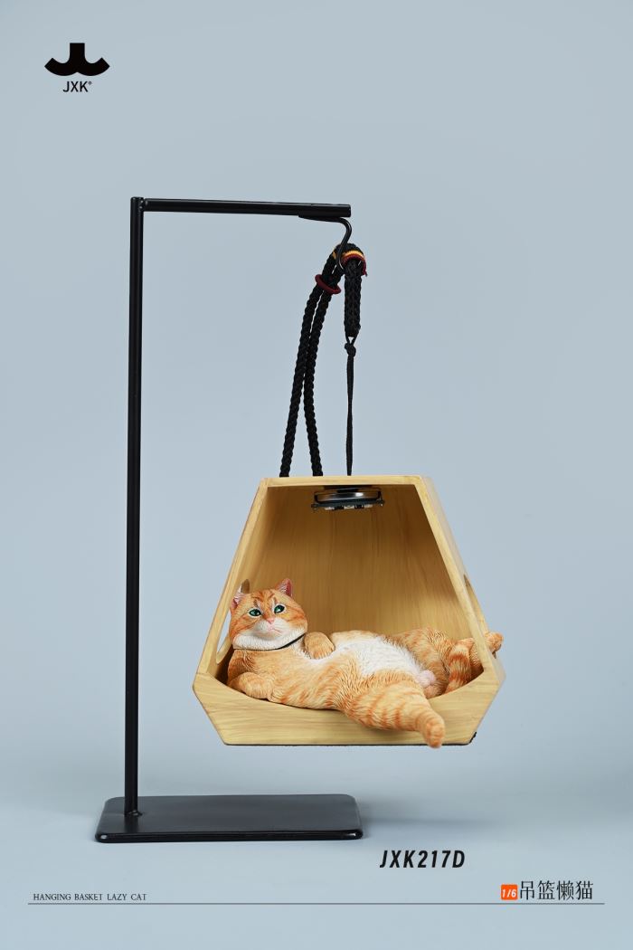 hanging basket lazy cat (JXK217)