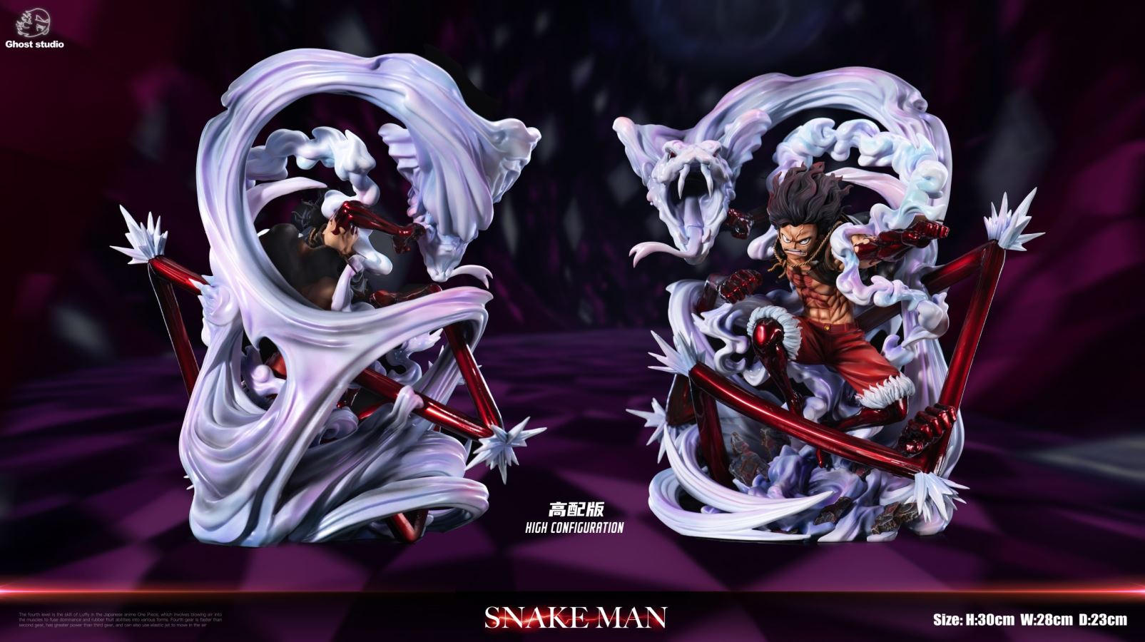 Gear 4 Snake Man Luffy - One Piece