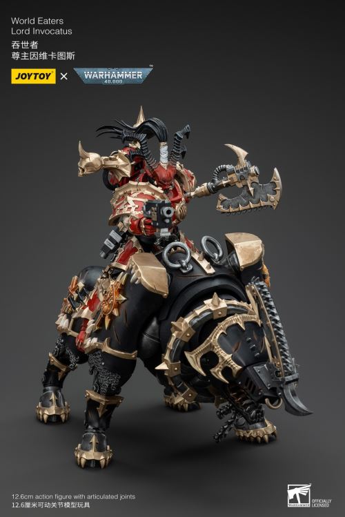 World Eater - Lord Invictus (Steel Bull Rider) / Khorne Berserker 1/18
