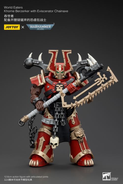 World Eater - Lord Invictus (Steel Bull Rider) / Khorne Berserker 1/18