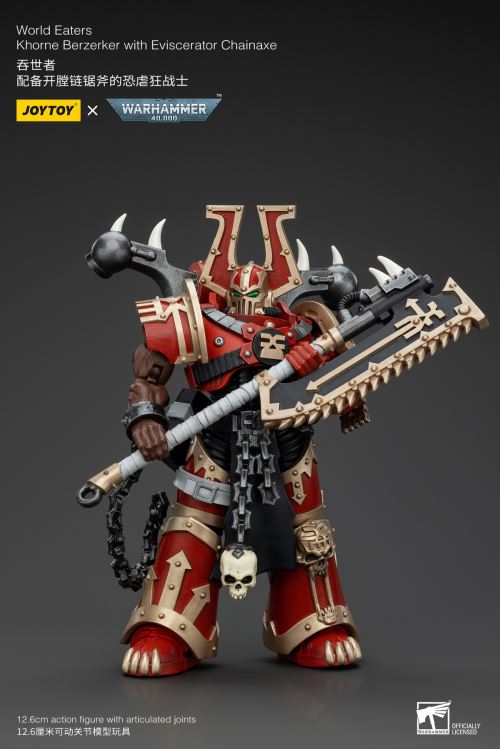 World Eater - Lord Invictus (Steel Bull Rider) / Khorne Berserker 1/18