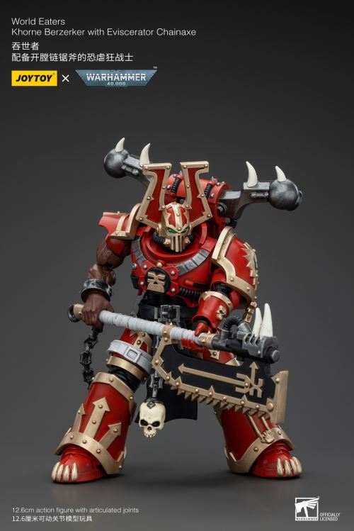World Eater - Lord Invictus (Steel Bull Rider) / Khorne Berserker 1/18
