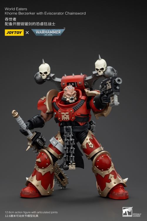 World Eater - Lord Invictus (Steel Bull Rider) / Khorne Berserker 1/18