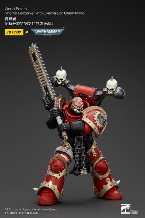 World Eater - Lord Invictus (Steel Bull Rider) / Khorne Berserker 1/18
