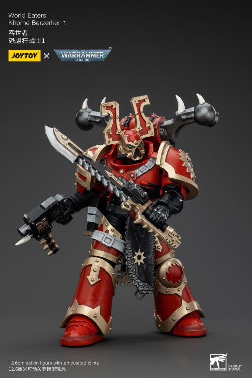 World Eater - Lord Invictus (Steel Bull Rider) / Khorne Berserker 1/18