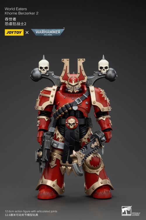 World Eater - Lord Invictus (Steel Bull Rider) / Khorne Berserker 1/18