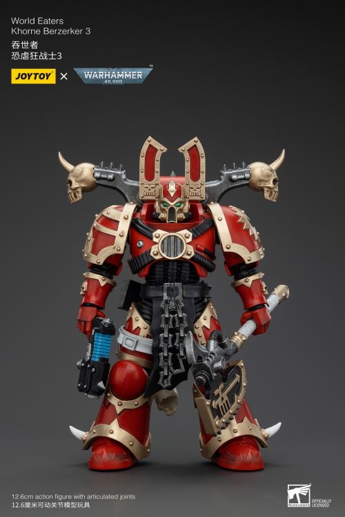 World Eater - Lord Invictus (Steel Bull Rider) / Khorne Berserker 1/18