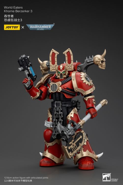 World Eater - Lord Invictus (Steel Bull Rider) / Khorne Berserker 1/18