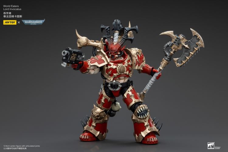 World Eater - Lord Invictus (Steel Bull Rider) / Khorne Berserker 1/18