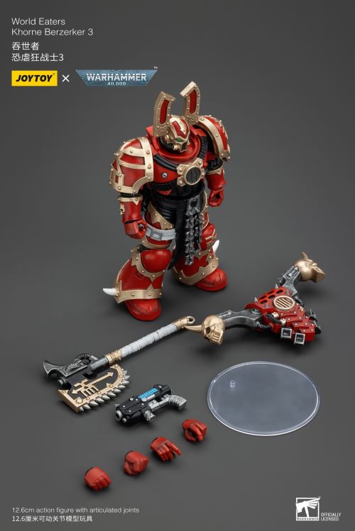 World Eater - Lord Invictus (Steel Bull Rider) / Khorne Berserker 1/18