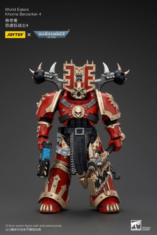 World Eater - Lord Invictus (Steel Bull Rider) / Khorne Berserker 1/18