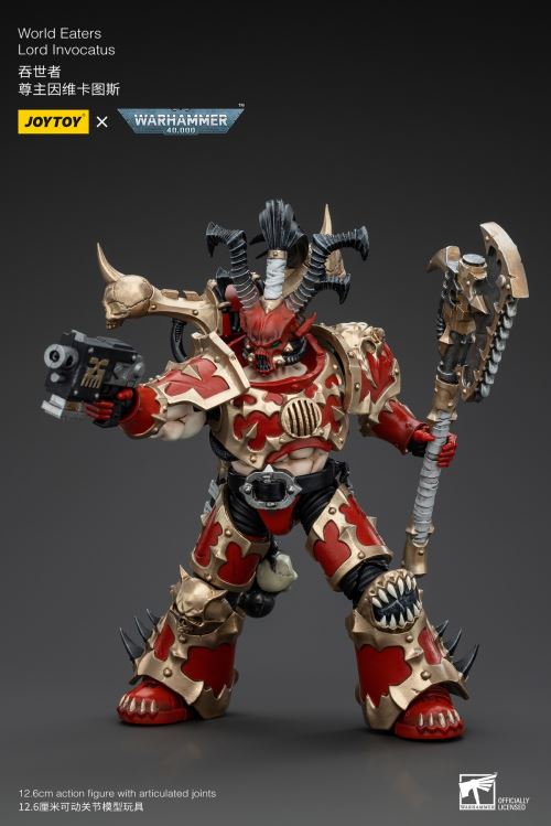 World Eater - Lord Invictus (Steel Bull Rider) / Khorne Berserker 1/18