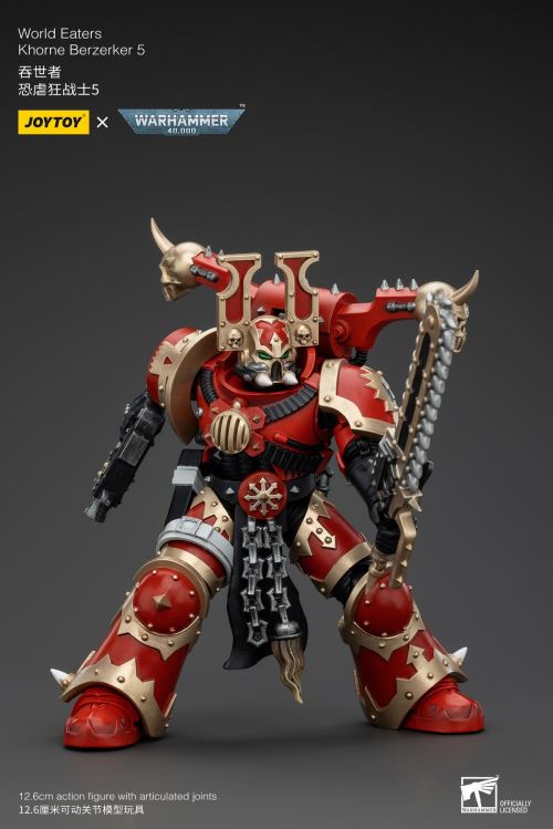 World Eater - Lord Invictus (Steel Bull Rider) / Khorne Berserker 1/18