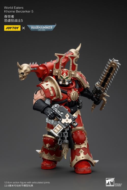 World Eater - Lord Invictus (Steel Bull Rider) / Khorne Berserker 1/18