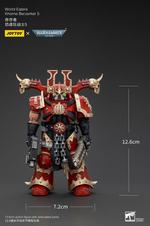 World Eater - Lord Invictus (Steel Bull Rider) / Khorne Berserker 1/18