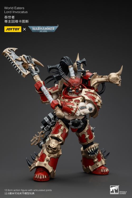 World Eater - Lord Invictus (Steel Bull Rider) / Khorne Berserker 1/18