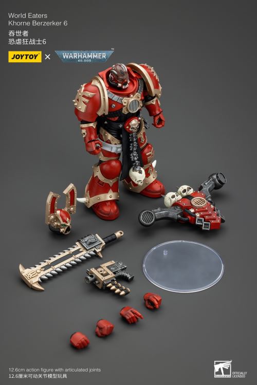 World Eater - Lord Invictus (Steel Bull Rider) / Khorne Berserker 1/18