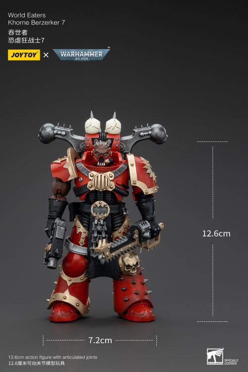 World Eater - Lord Invictus (Steel Bull Rider) / Khorne Berserker 1/18