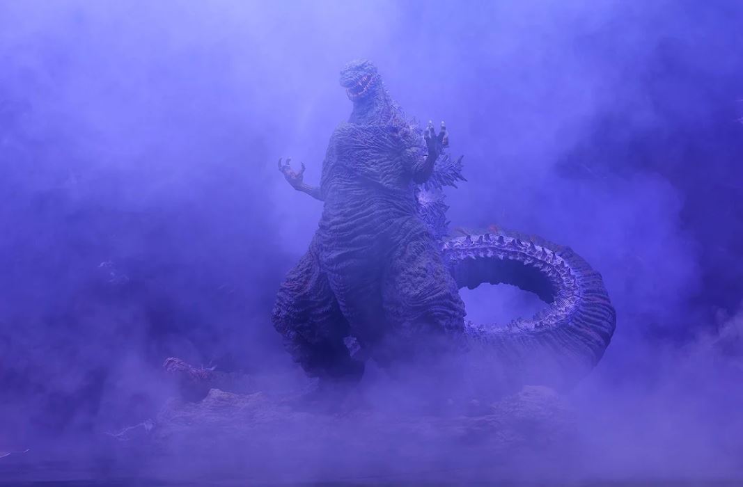 Shin Japan Heroes Universe: Godzilla, EVA01, Ultraman and Masked Rider