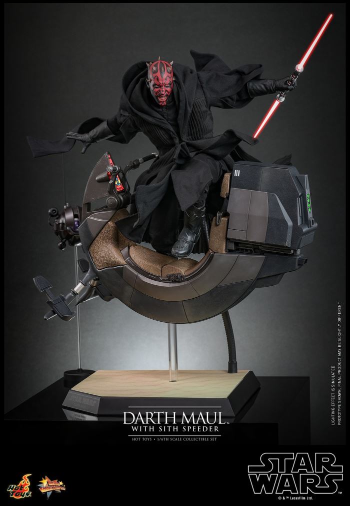 Star Wars Episode 1: The Phantom Menace Darth Maul Flying Bike 1/6