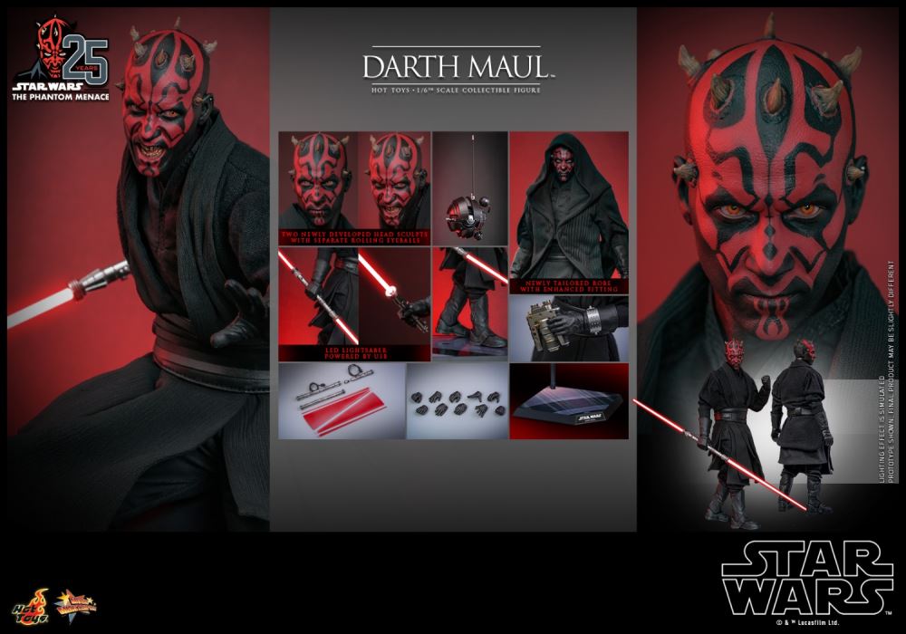 Star Wars Episode 1: The Phantom Menace Darth Maul Flying Bike 1/6