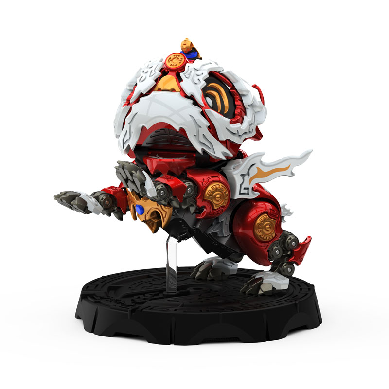 XWS-0001 Shishimai (Red) Alloy Posable Figure