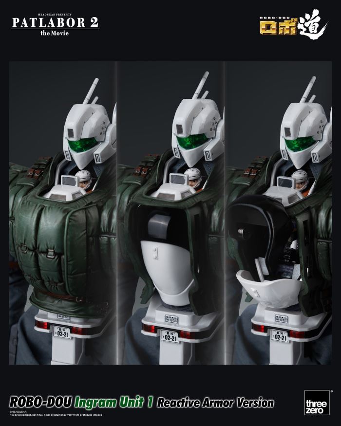 Robo-Dou Ingram Reactive Armor equipped Units 1 to 3