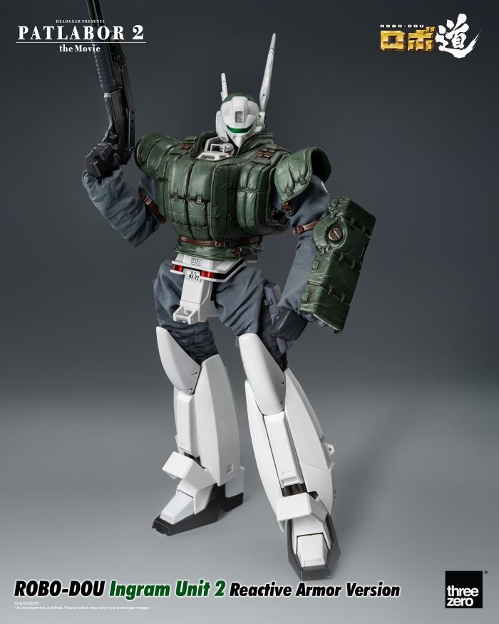 Robo-Dou Ingram Reactive Armor equipped Units 1 to 3