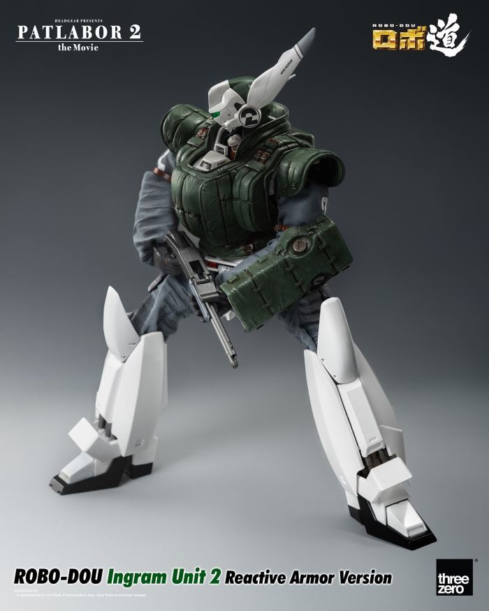 Robo-Dou Ingram Reactive Armor equipped Units 1 to 3