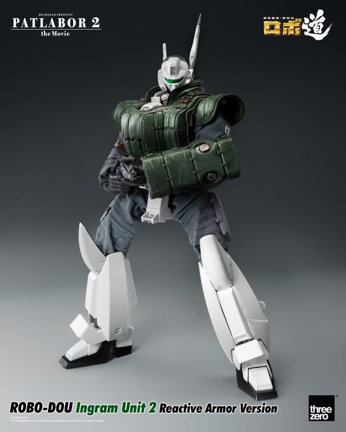 Robo-Dou Ingram Reactive Armor equipped Units 1 to 3