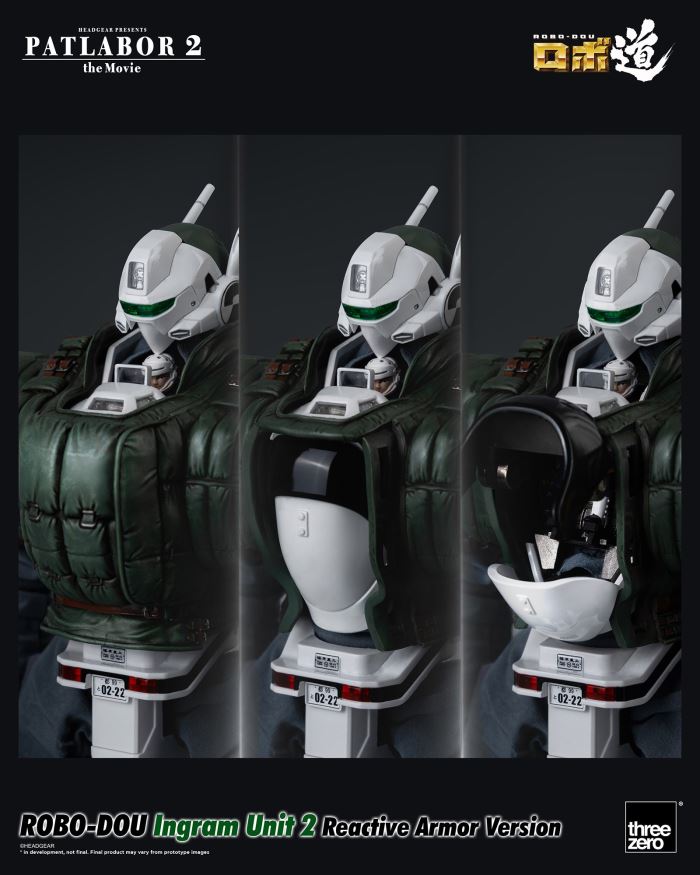 Robo-Dou Ingram Reactive Armor equipped Units 1 to 3