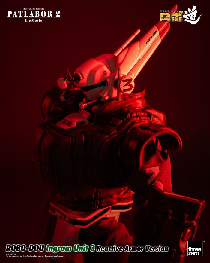 Robo-Dou Ingram Reactive Armor equipped Units 1 to 3