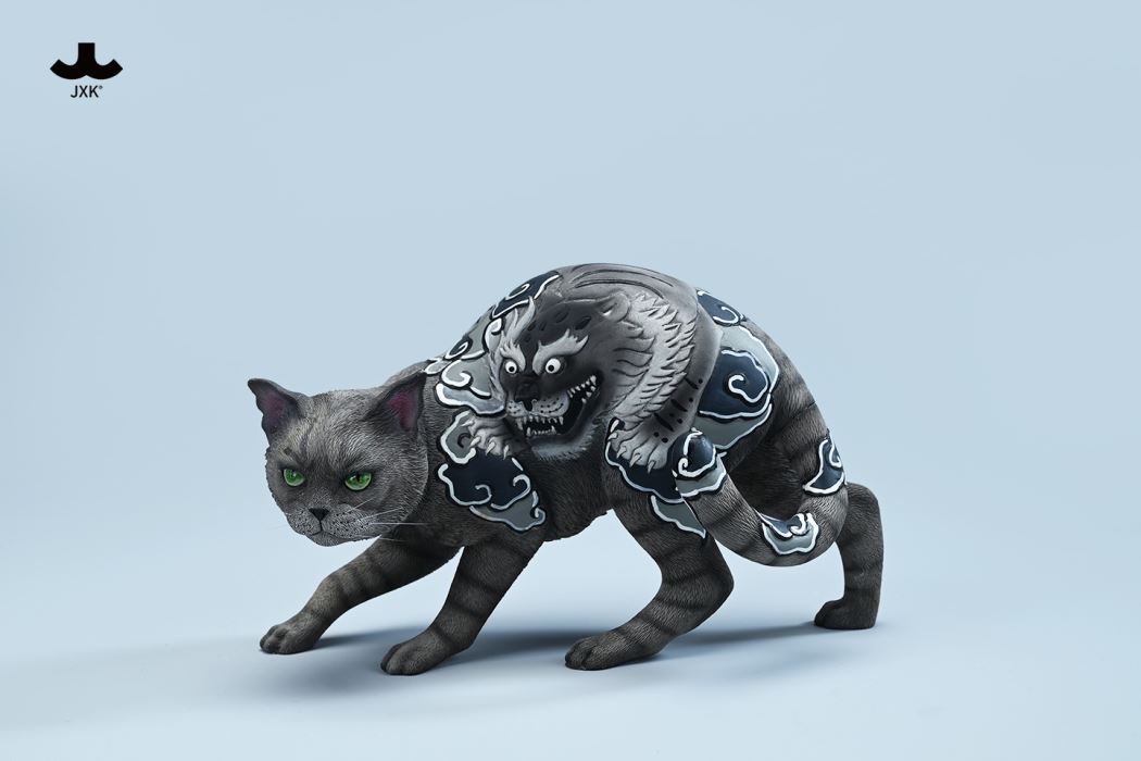 Japanese relief tattoo cat 1/4