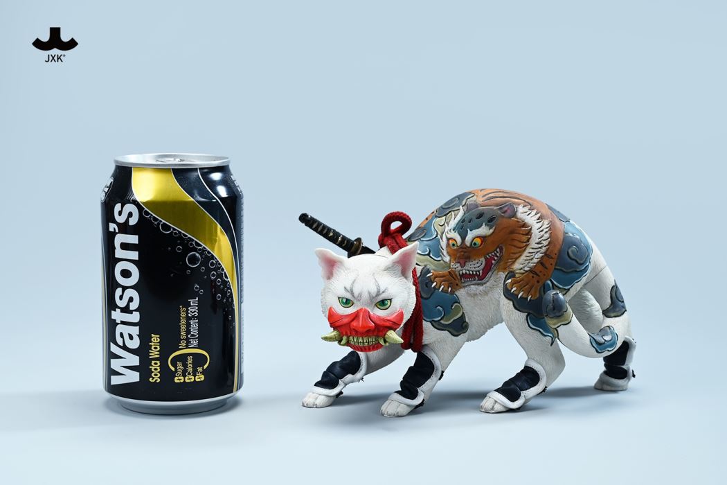 Japanese relief tattoo cat 1/4