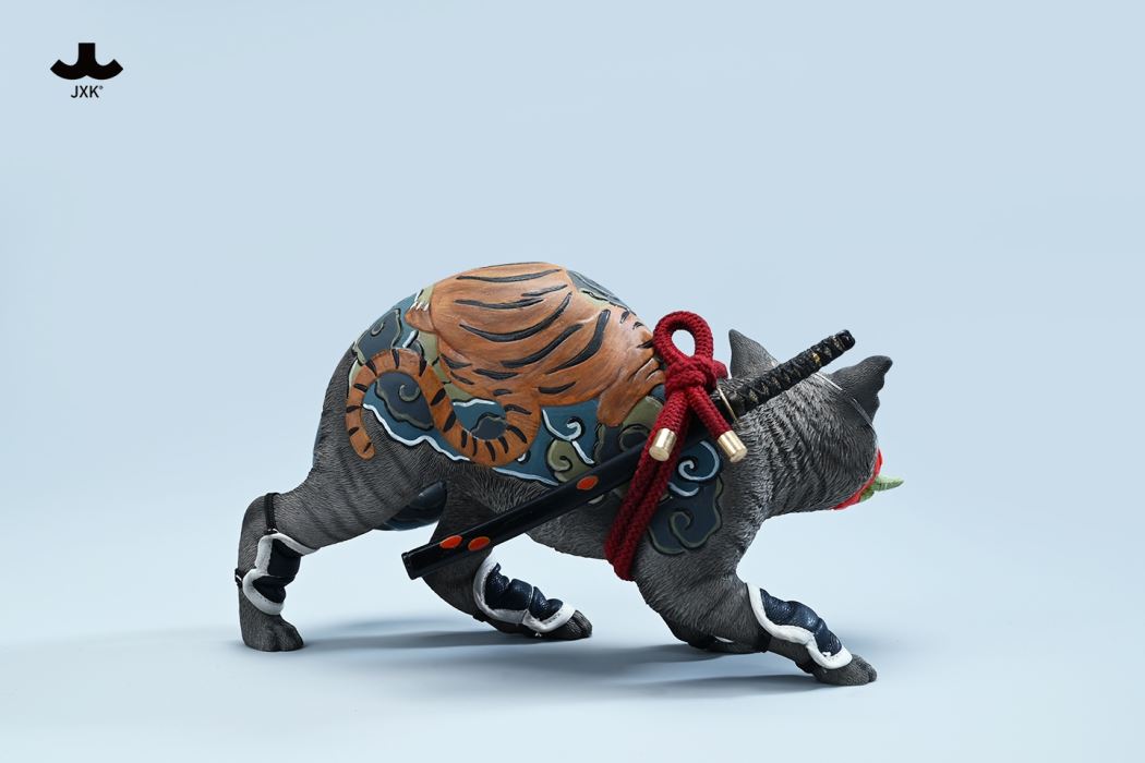 Japanese relief tattoo cat 1/4