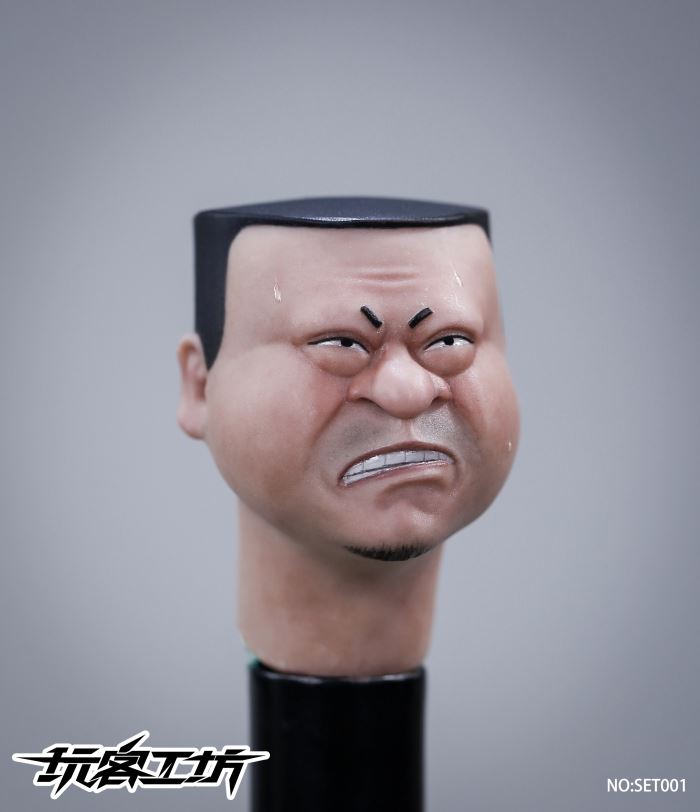 Hold it, old man! Cartoon style head sculpt