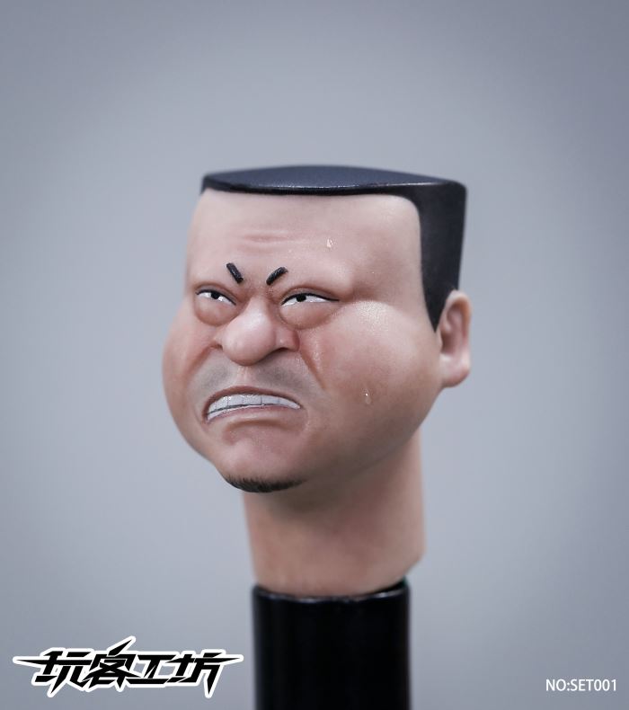Hold it, old man! Cartoon style head sculpt