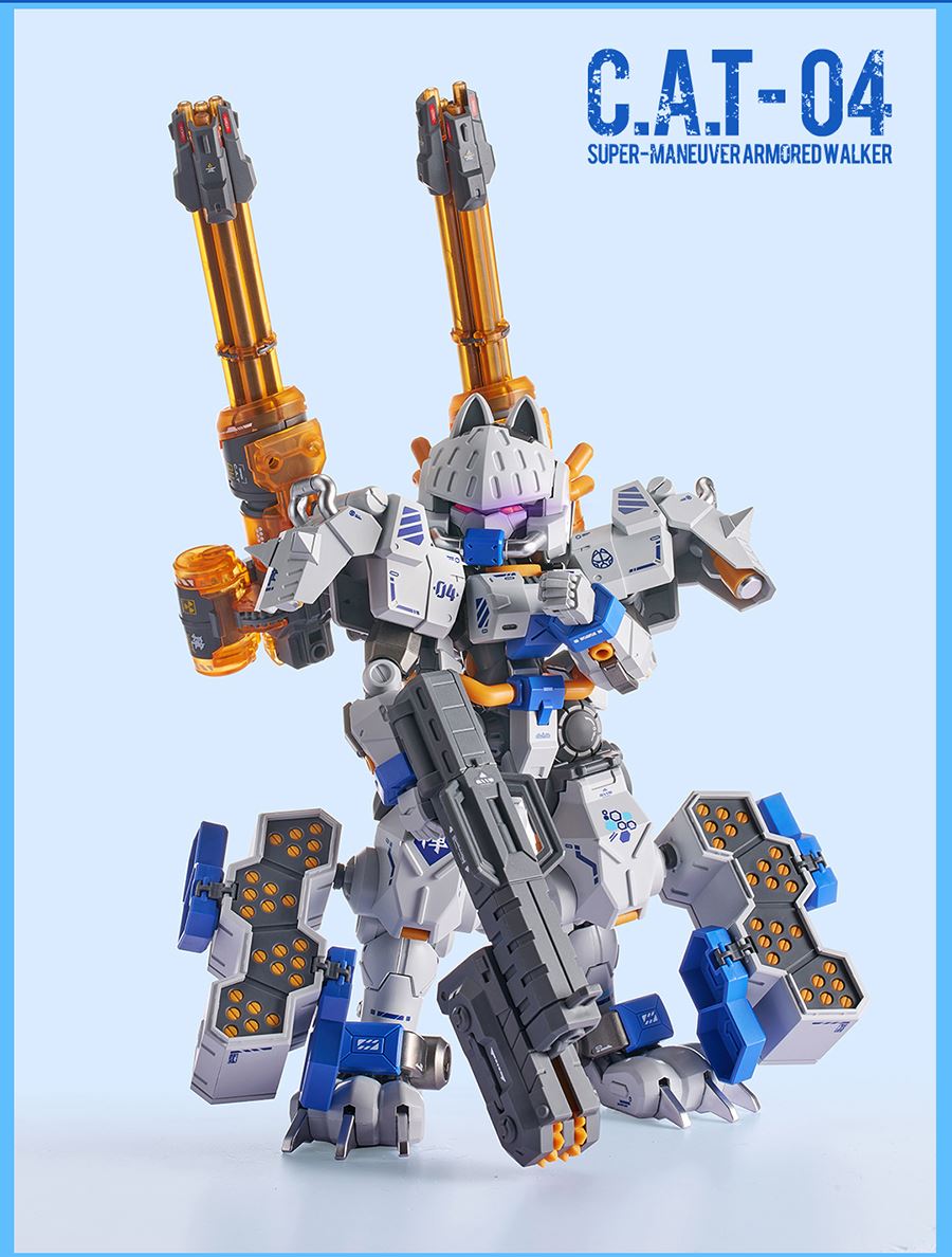 Original 04th Machine Array Heavy Armored Cat Mecha