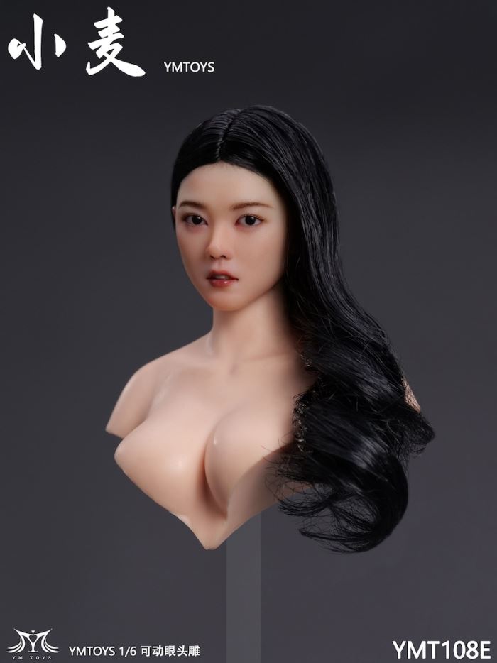 Asian female head sculpt [YMT108] 1/6