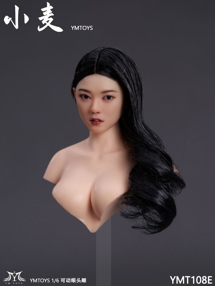 Asian female head sculpt [YMT108] 1/6