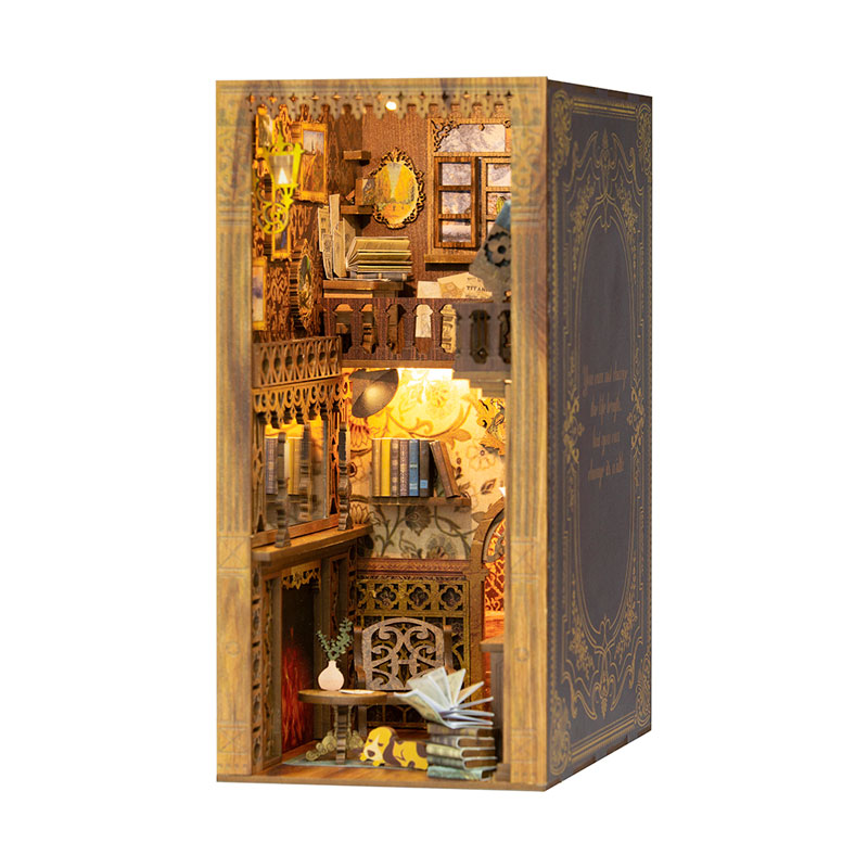 Miniature Doll House Magic Pharmacist Wooden DIY Kit