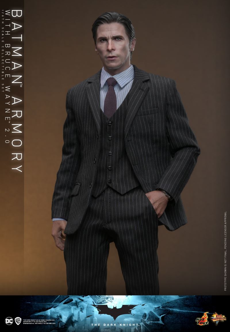 THE DARK KNIGHT BATMAN ARMORY WITH BRUCE WAYNE (2.0) 1/6