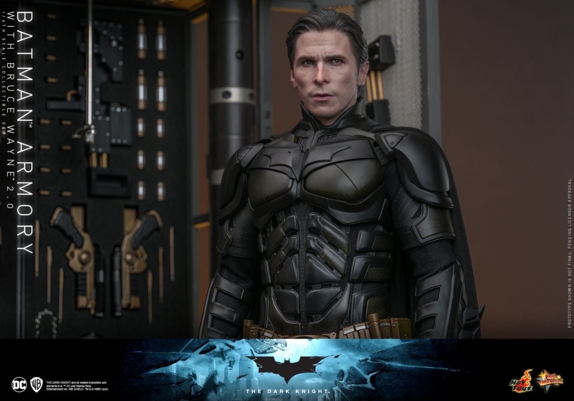 THE DARK KNIGHT BATMAN ARMORY WITH BRUCE WAYNE (2.0) 1/6