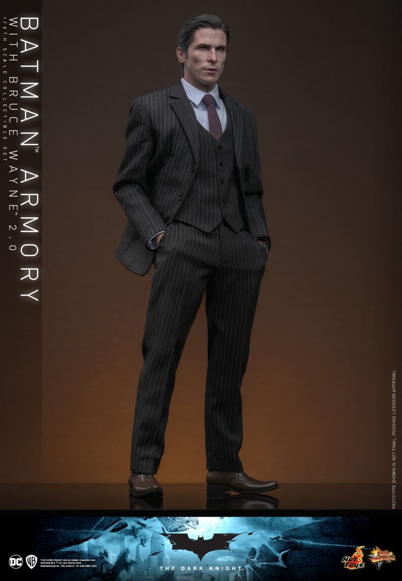 THE DARK KNIGHT BATMAN ARMORY WITH BRUCE WAYNE (2.0) 1/6