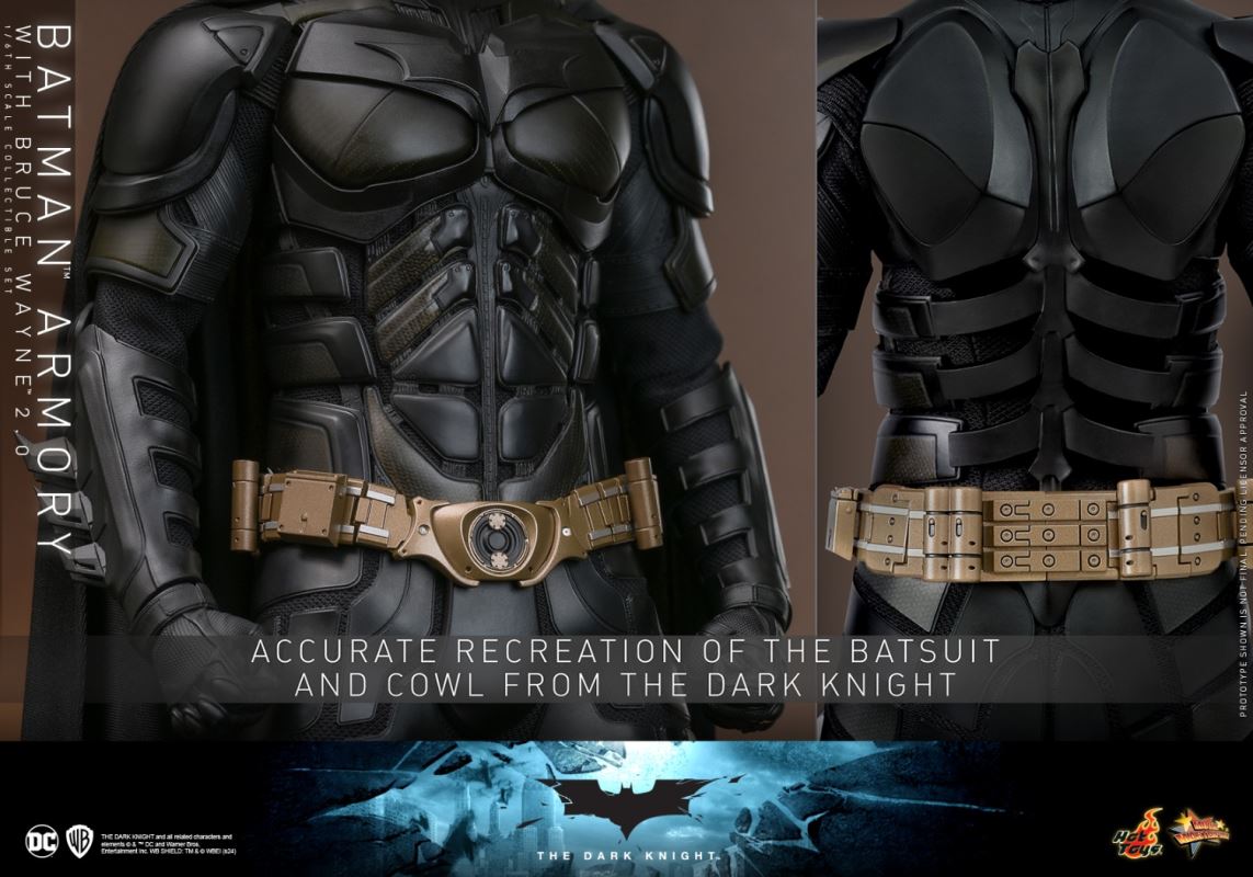 THE DARK KNIGHT BATMAN ARMORY WITH BRUCE WAYNE (2.0) 1/6
