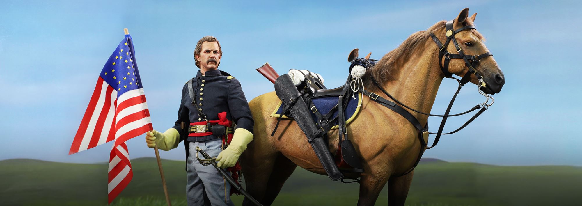 Civil War Brown Warhorse 1/6