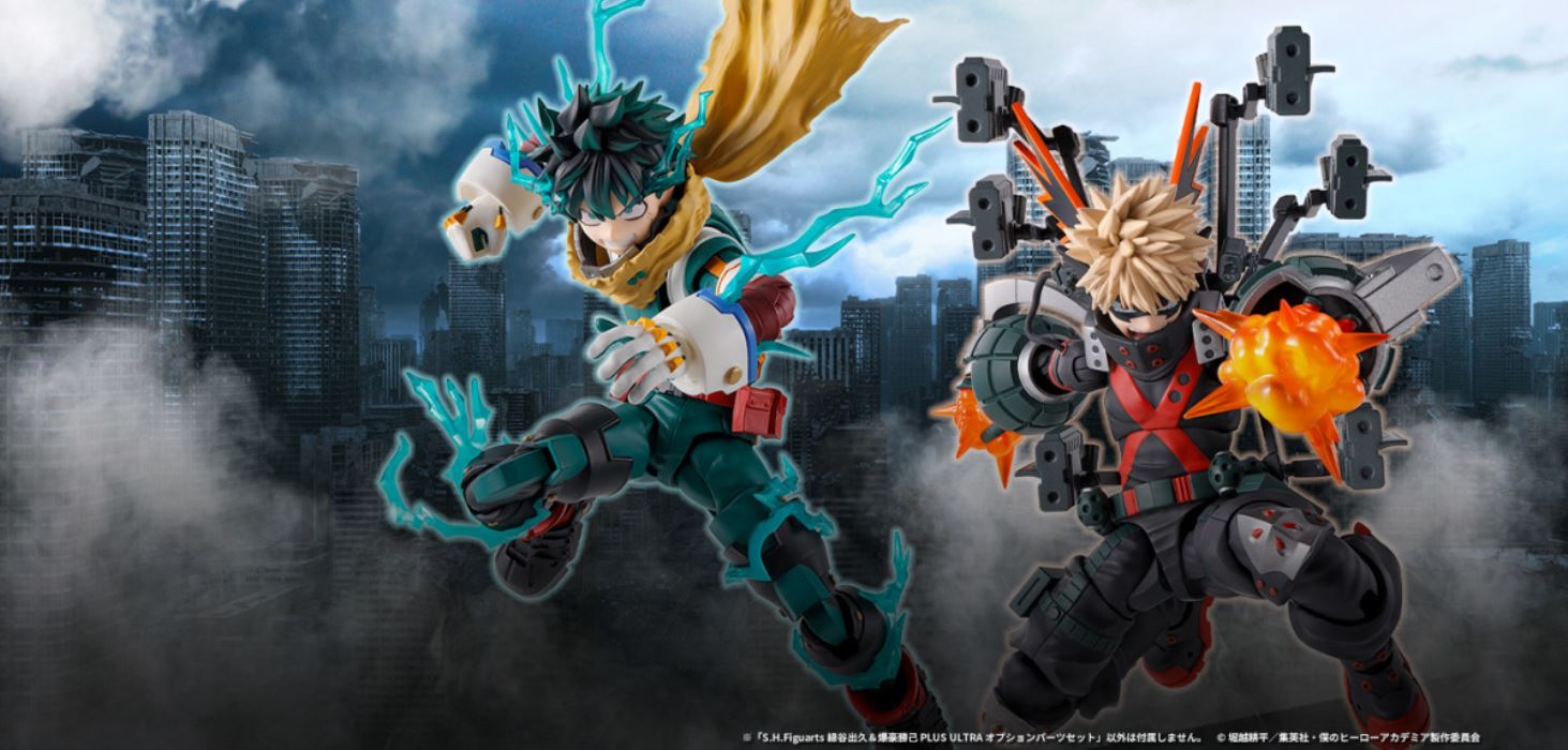 SHFiguarts Izuku Midoriya & Katsuki Bakugou PLUS ULTRA Option Parts Set