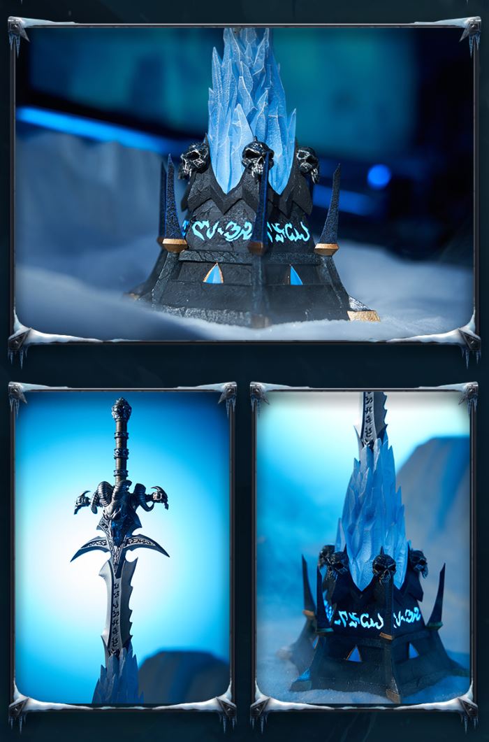 World of Warcraft 20th Anniversary Frostmourne Metal Replica Ornament