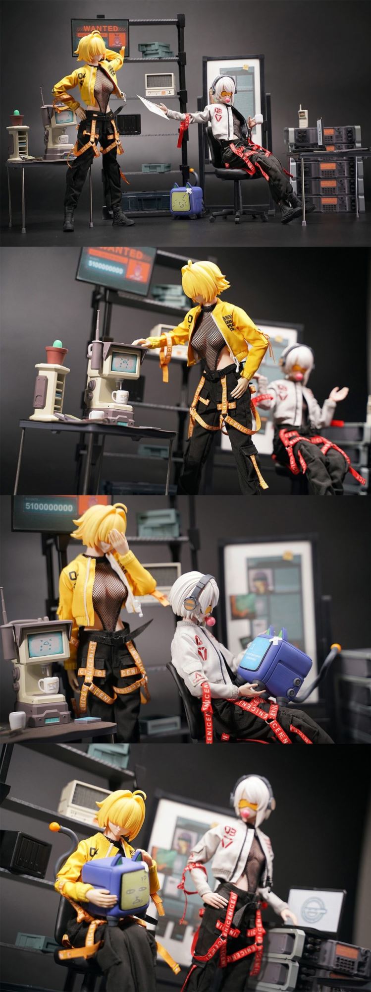 Hollow Investigator Functional Costume NU001A & NU001B Hollow Outpost Scene NU002 1/6