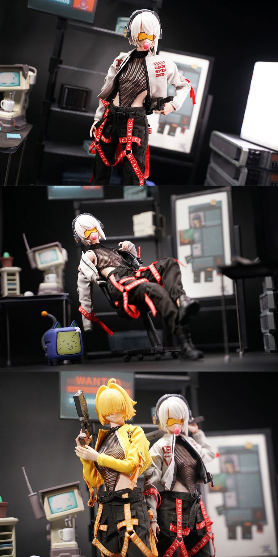 Hollow Investigator Functional Costume NU001A & NU001B Hollow Outpost Scene NU002 1/6